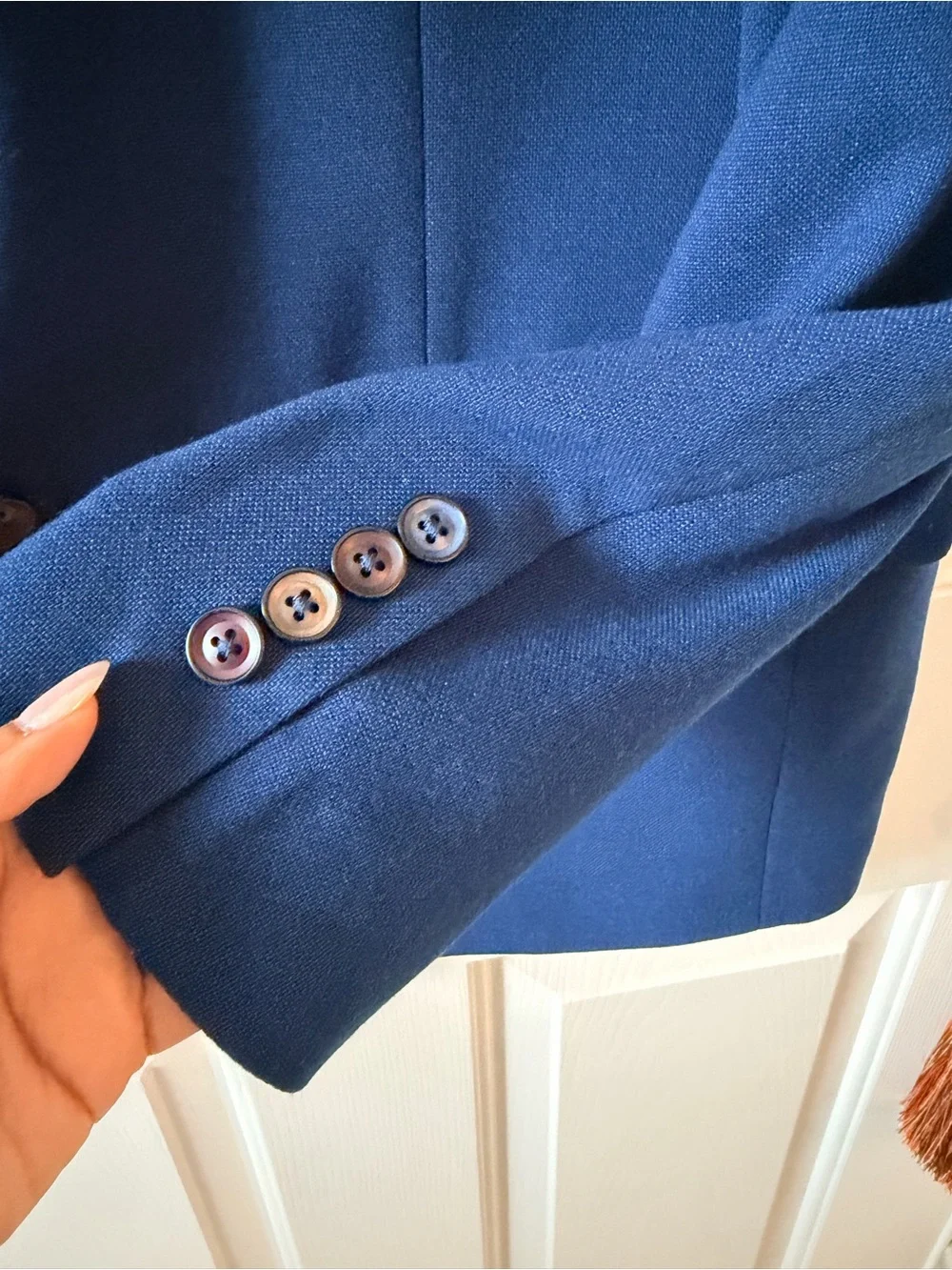 Lord & Taylor Royal Blue Two-Button Sport Coat